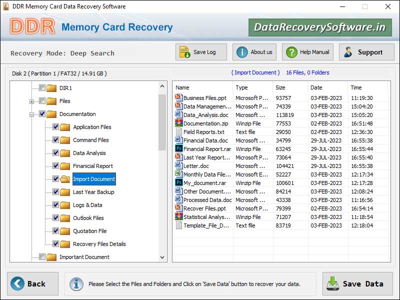 001Micron Pro Duo Memory Card Recovery screen shot