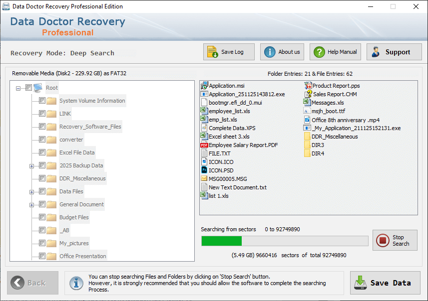 Select Partition Drive